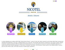 Tablet Screenshot of nicotelhotels.com